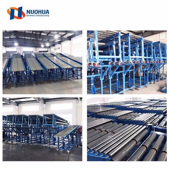 Telescopic Gravity Unloading Roller Conveyor System